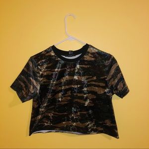 Forever 21 Camo Crop Top